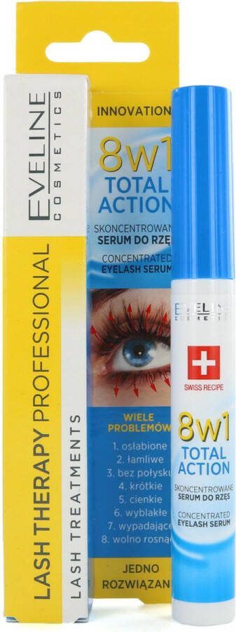 Eveline Cosmetics Lash Therapy Wimperserum 8in1 10ml.