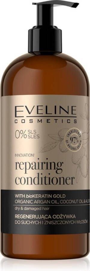 The Senses Eveline Cosmetics Organic Gold Repairing Hair Conditioner 500ml.