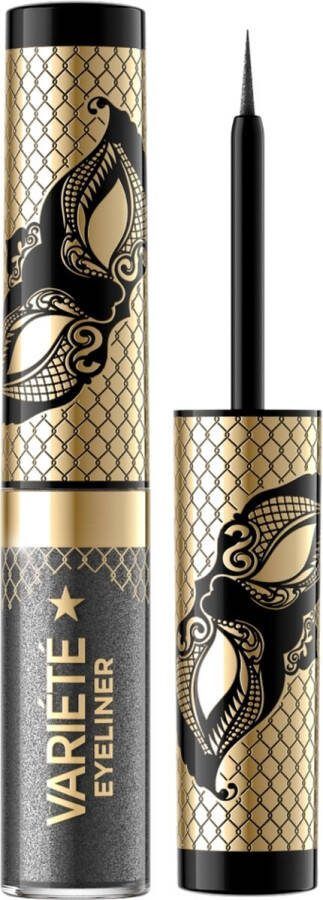 Eveline Cosmetics Variete kleur eyeliner inkwell 04 Silver Dust 4ml