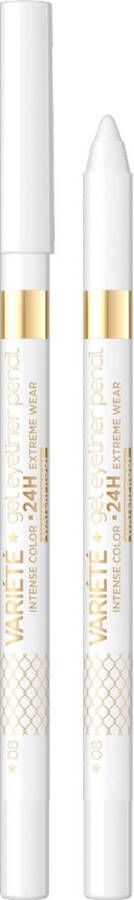 Eveline Cosmetics Variete waterproof gel eyeliner 08 Wit