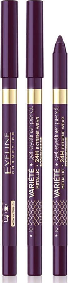Eveline Cosmetics Variete waterproof gel eyeliner 10 Aubergine