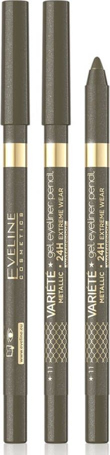 Eveline Cosmetics Variete waterproof gel eyeliner 11 Khaki