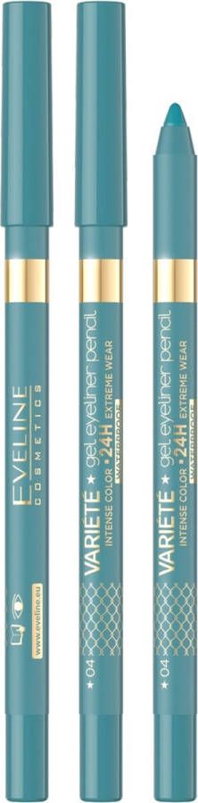 Eveline Cosmetics Variete waterproof gel oogpotlood 04 Lagoon