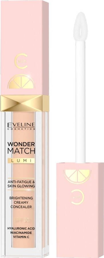 Eveline Cosmetics Wonder Match Lumi luxe verhelderende concealer voor gezicht 15 6.8ml