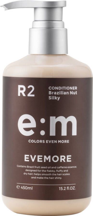 Evemore Brazilian Nut Silky Conditioner Haarverzorging Diepe Hydratatie en Herstel voor Zijdezacht Haar