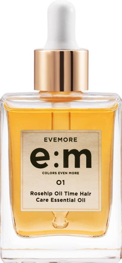 Evemore Rosehip Oil Time Hair Care Essential Oil Douche Haarolie Douche Olie voor Haar en Hem