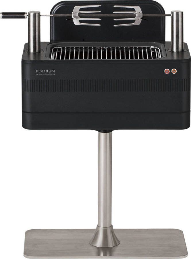 Everdure by Heston Blumenthal Fusion Houtskool Barbecue All Black Zwart Staal