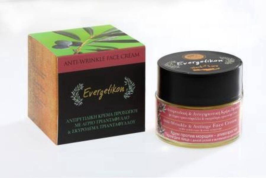 Evergetikon Natuurlijke anti-rimpel en anti-aging Gezichtscrème 50ml