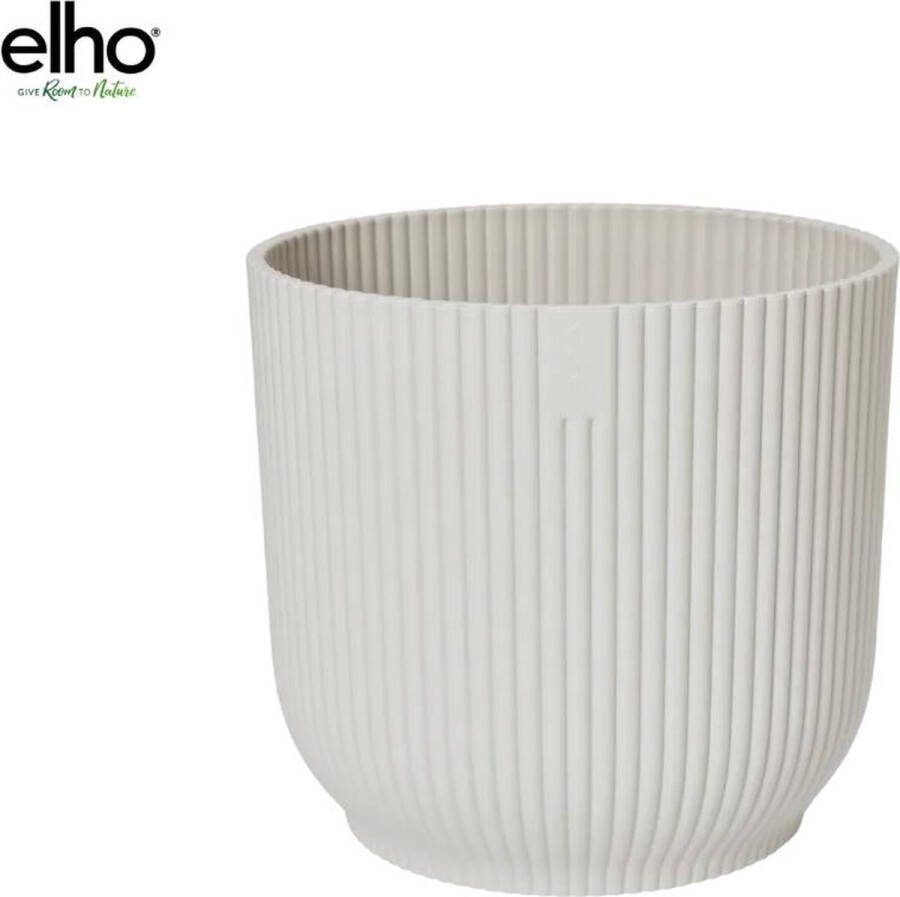 Everspring Elho Plantenbak Pot Elho Vibes Fold Round Wit 1 Stuk cm