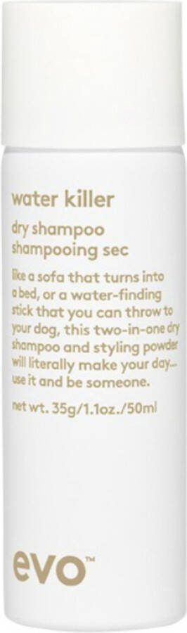 Evo Water Killer Dry Shampoo 50 ml Droogshampoo vrouwen Voor Alle haartypes