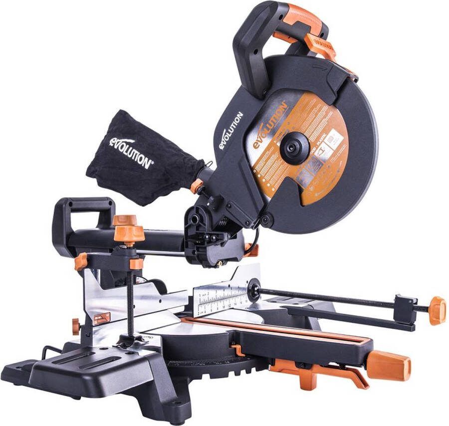 Evolution RAGE3R255 SMS3 Radiaal Afkortzaag 255 mm 80 x 300 mm DIA 255 MM 2000W 20KG
