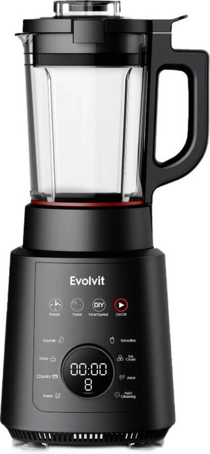 Evolvit 3-in-1 Blender Soepmaker & Smoothiemaker 1200W Blender Smoothiemakers
