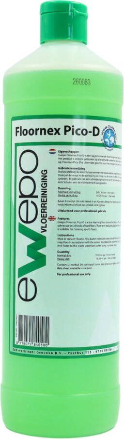 Ewepo Floornex Pico-D vloerreiniger 1 liter