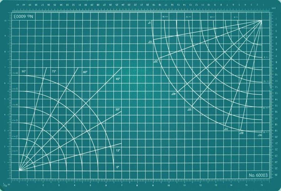 Excel 60003 A3 Snijmat Groen Zelf-helend Snijmat