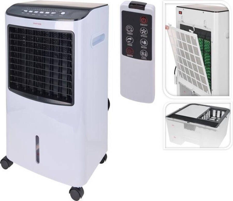 Excellent Electrics Aircooler XL 3-in1 Ventilatorkoeler Heater Luchtbevochtiger -8 liter Tank Afstandsbediening