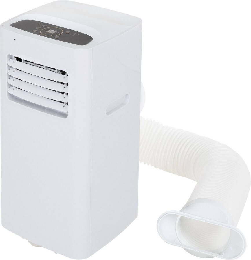 ECD Germany Mobiele Airconditioning 4in1 7000 Btu 2kw 3 Niveaus 24 Uur Timer Eek A Wit