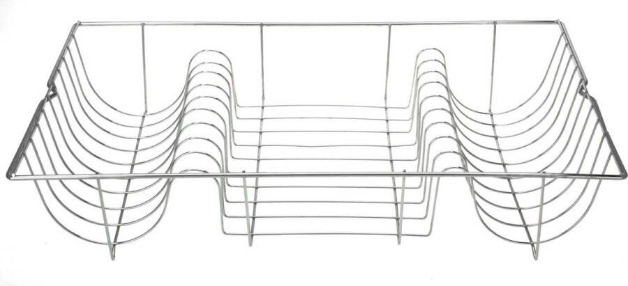 Merkloos Afdruiprek 48 cm van chroom Afdruiprekken