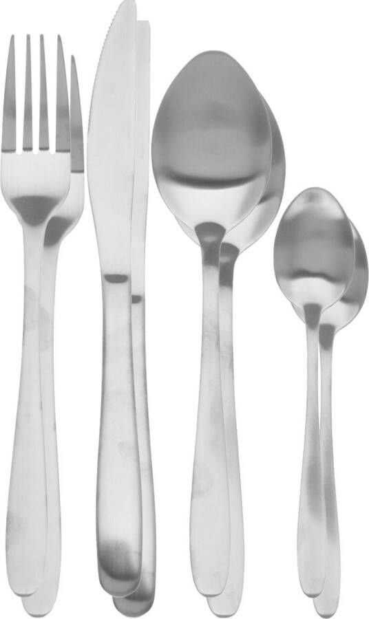 Excellent Houseware Bestekset Tableware Collection 32-delig zilver RVS 8 personen Besteksets