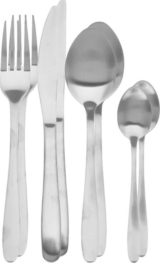 Excellent Houseware Bestekset Tableware Collection 48-delig zilver RVS 12 personen Besteksets