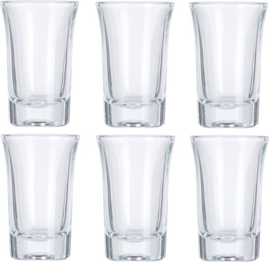 Excellent Houseware Borrelglazen set 6 stuks