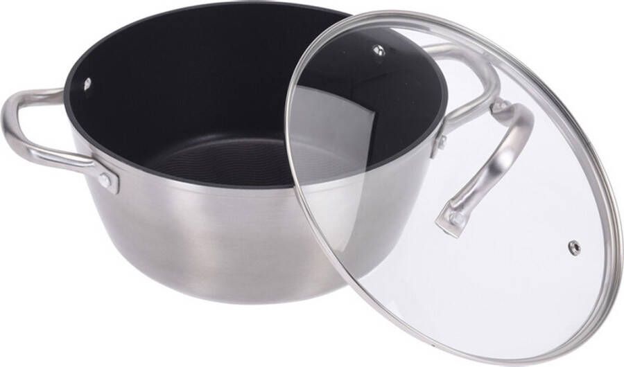 Excellent Houseware Braadpan 24cm 3.7 liter-gesmeed aluminium-inductie