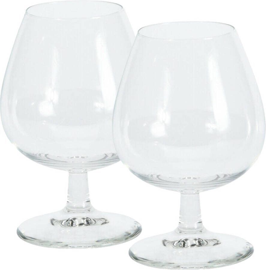 Excellent Houseware Cognac likeur glazen 16st transparant 350 ml