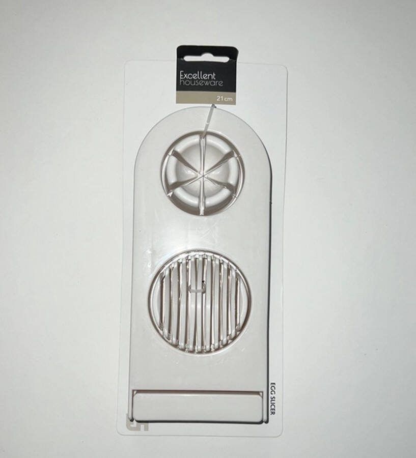 Excellent Houseware Egg Slicer Eiersnijder Ei Snijder 2 in 1 Wit