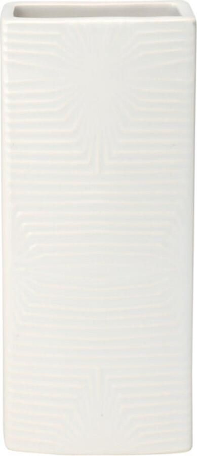 Excellent Houseware Waterverdamper radiator ivoor wit met relief kunststeen 18 cm luchtbevochtiger