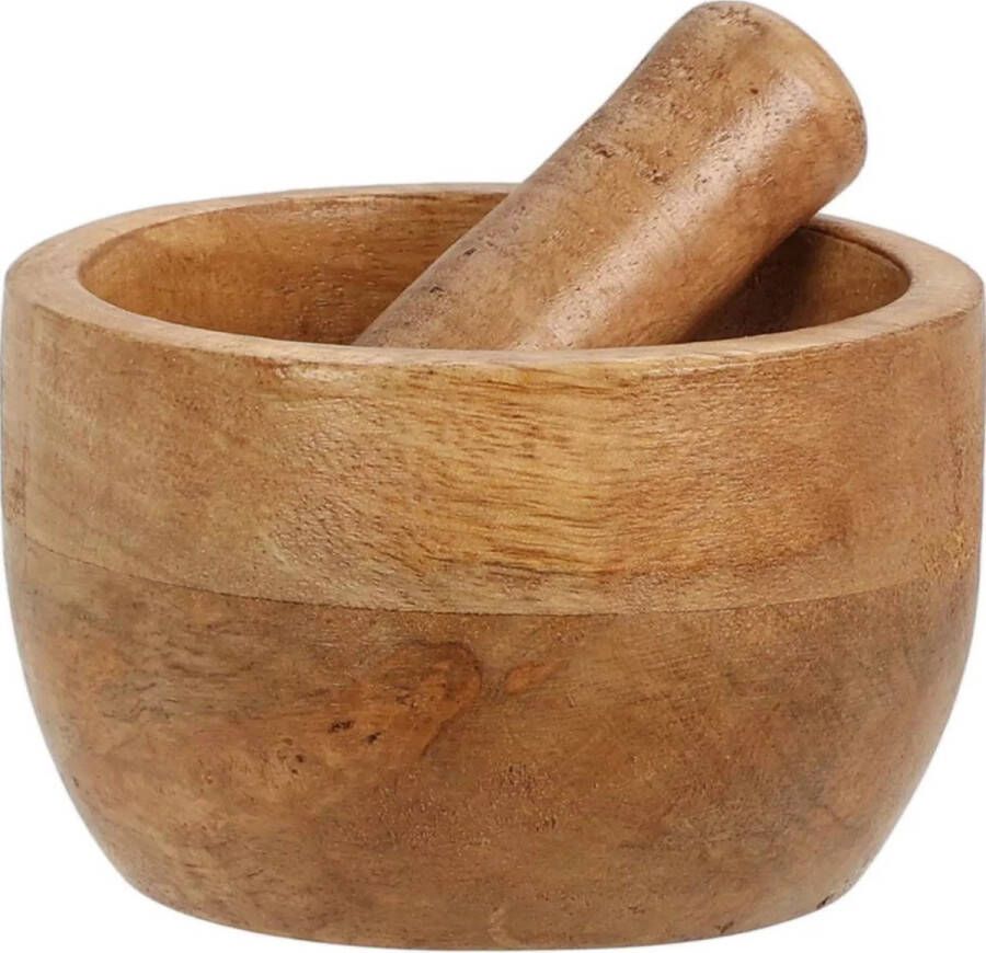Excellent Houseware Exellent Houseware vijzel hout mangohout