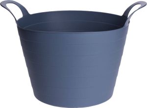 Excellent Houseware Flexibele Emmer 30 Liter Blauw Kunststof 54 X 57 Cm Wasmanden