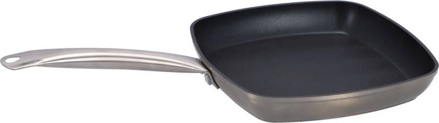Excellent Houseware Grillpan 26 cm Zilver