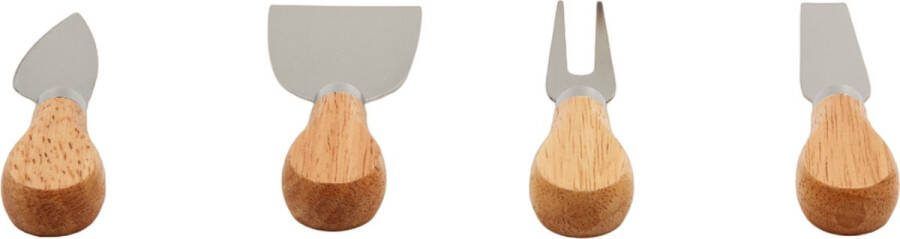 Excellent Houseware Kaasmessen Set van 4 stuks