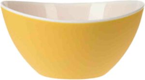 Excellent Houseware Salade schaal slakom geel kunststof 3500 ml Saladeschalen