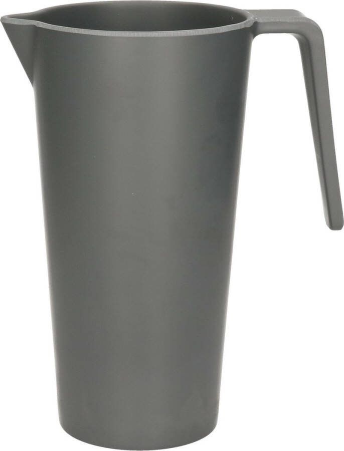Excellent Houseware Schenkkan waterkan antraciet 1500 ML melamine D10 x H21 cm Schenkkannen