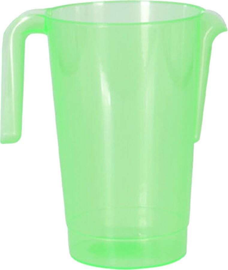 Excellent Houseware Schenkkan waterkan groen 1500 ML kunststof 20 x 18 x 20 5 cm Schenkkannen