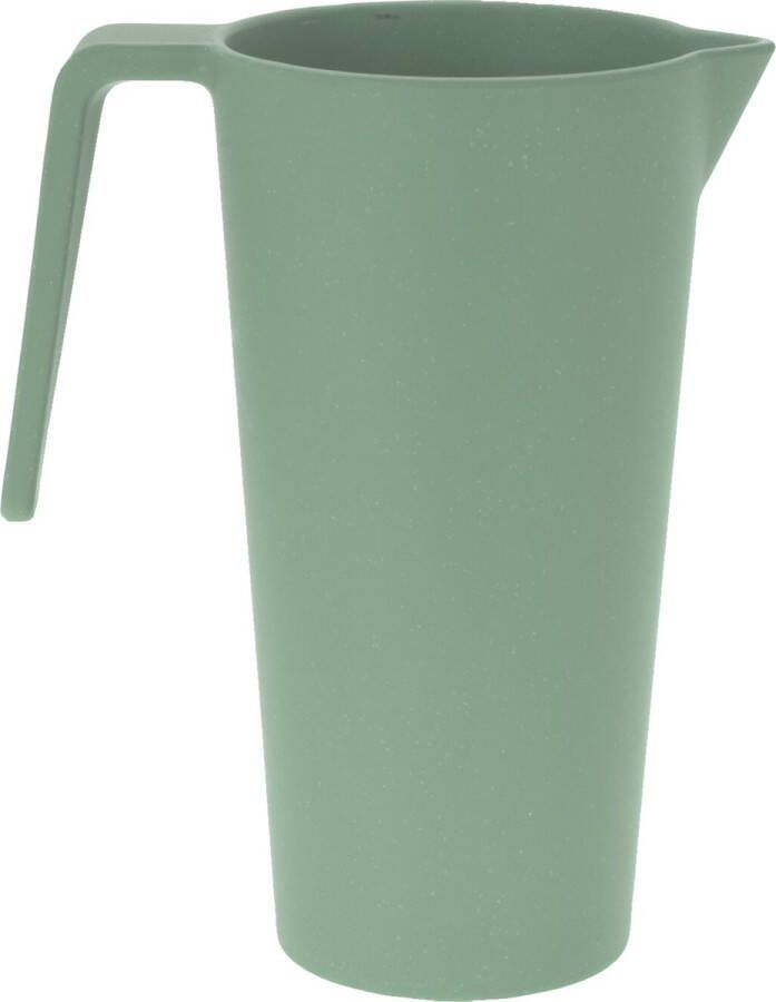 Excellent Houseware Schenkkan waterkan groen 1500 ML melamine D10 x H21 cm Schenkkannen