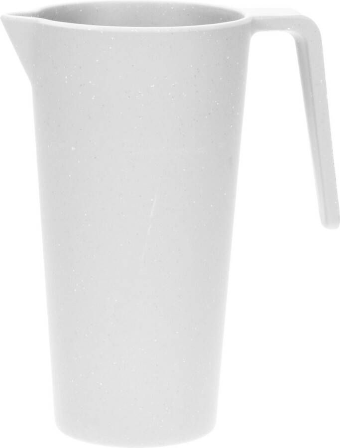 Excellent Houseware Schenkkan waterkan wit 1500 ML melamine D10 x H21 cm Schenkkannen