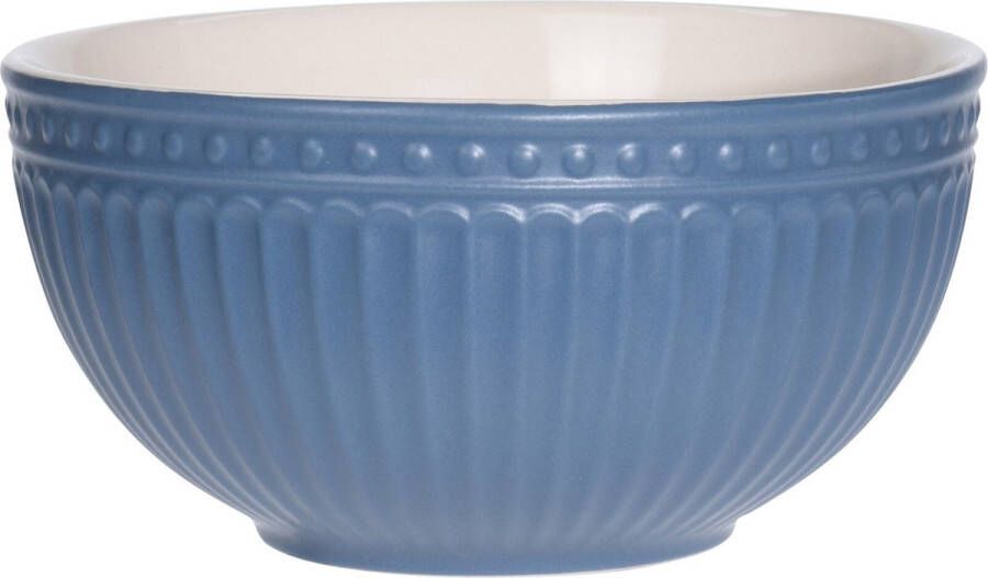 Excellent Houseware Soepkommen serveer schaaltjes Roman Style keramiek D14 x H7 cm nacht blauw Stapelbaar