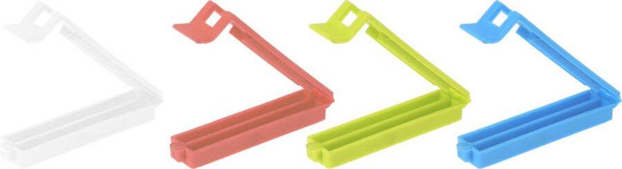 Excellent Houseware vershoudklemmen vershoudclips 20x multicolor kunststof Vershoudknijpers