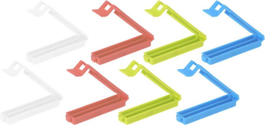 Excellent Houseware vershoudklemmen vershoudclips 40x multicolor kunststof