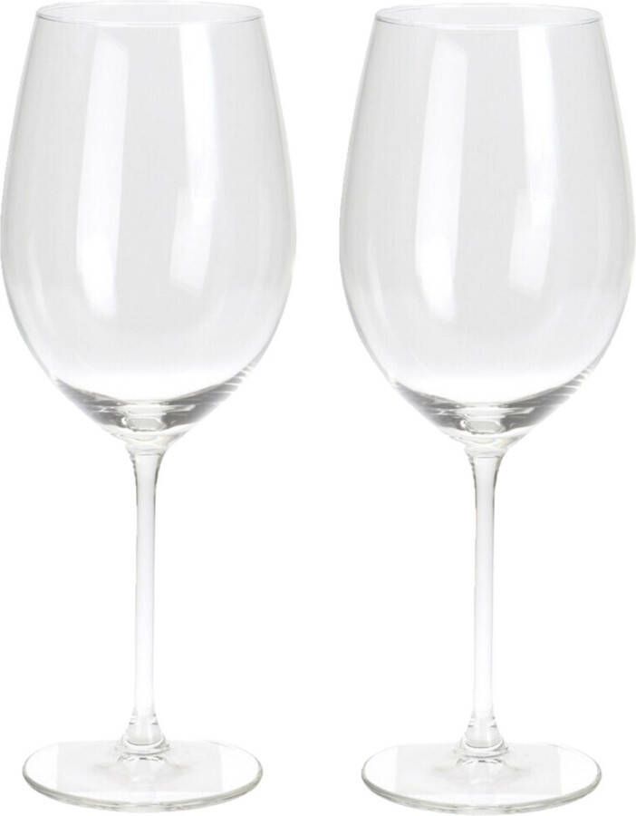 Excellent Houseware Wijnglazen 8 stuks glas transparant 540 ml