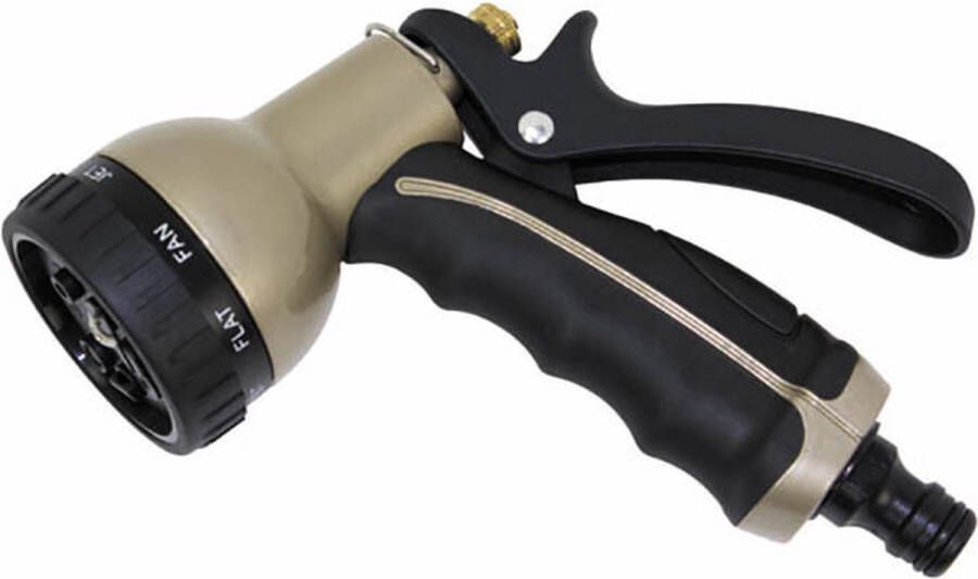Excellent Xcellent 852 Sproeikop met 9 Spuitstanden Soft Grip Handvat Tuinslang Tuin Sproeikop Tuinslang Sproeikop Spuitpistool Tuinsproeiers Tuinsproeier Tuinslang Spuitpistool Broeskop