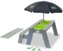 EXIT Toys EXIT Aksent zand- water- en picknicktafel (1 bankje) met parasol en tuingereedschap - Thumbnail 1