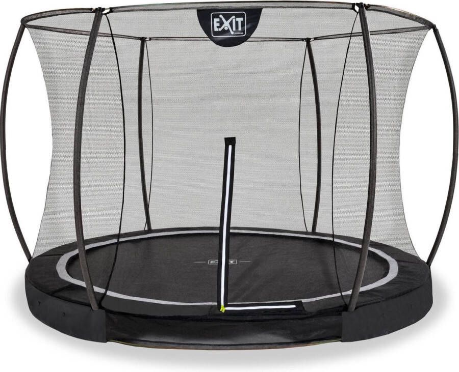 EXIT Black Edition Incl. net Inground trampoline 305cm Zwart Rond