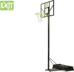 EXIT Comet verplaatsbaar basketbalbord groen-zwart