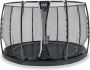 EXIT Toys EXIT Dynamic groundlevel trampoline ø305cm met veiligheidsnet zwart - Thumbnail 3