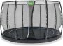 EXIT Toys EXIT Dynamic groundlevel trampoline ø366cm met veiligheidsnet zwart - Thumbnail 1