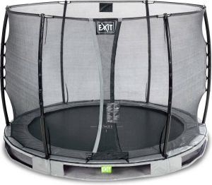 EXIT Toys EXIT Elegant inground trampoline ø305cm met Economy veiligheidsnet grijs