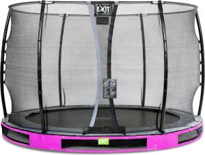 EXIT Toys EXIT Elegant inground trampoline ø305cm met Economy veiligheidsnet paars