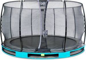 EXIT Toys EXIT Elegant inground trampoline ø366cm met Economy veiligheidsnet blauw